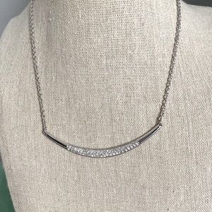 Rhodium necklace